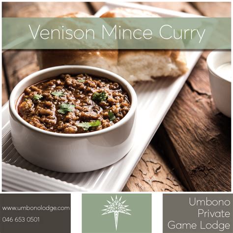 Recipe – Venison Mince Curry