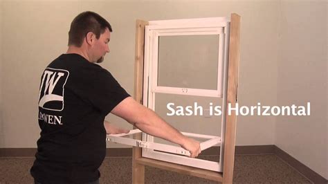 How To Replace A Vinyl Double Hung Window Tilt Sash YouTube