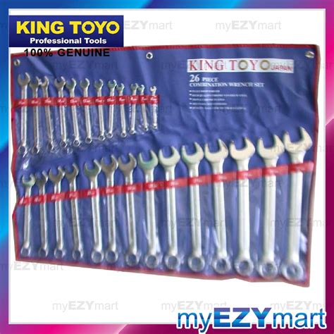 KING TOYO 26 PCS Combination Wrench Set 6 32MM KT 026S Shopee