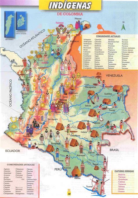 Mapas De Colombia Mapa De Los Ind Genas De Colombia