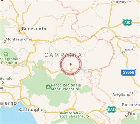 Terremoto Avvertito In Campania Epicentro A Sant Angelo Dei Lombardi