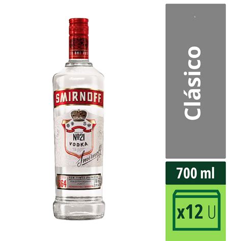 Vodka Smirnoff Original X 700 Ml Mayorista El Cóndor