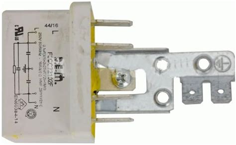 F3CF72102L Condensateur permanent de machine à laver standard 0,1 µF ...
