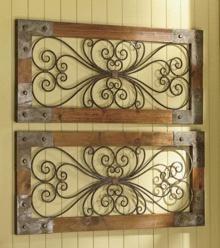 Rustic Wrought Iron Wall Decor - Wall Design Ideas