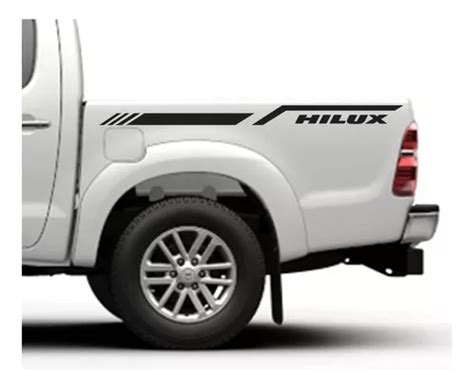 Sticker Calcas Franjas Para Batea Compatible Con Hilux Meses Sin Inter S