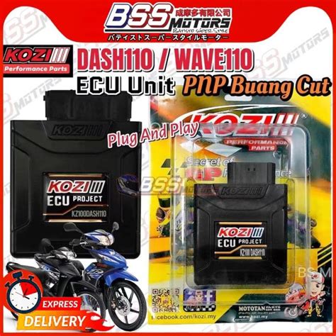 KOZI KZR Racing PNP ECU Unit Racing Dash110 Dash 110 Wave110 W110 Wave