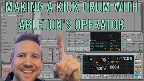 How To Make A Kick Drum With Abletons Operator Tutorial Youtube