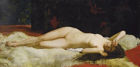 Alphonse Lecadre Reclining Nude 1870 R Museum