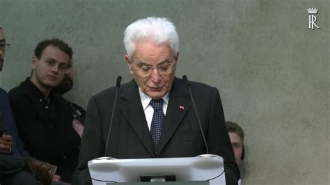 Ambiente Mattarella Necessarie Scelte Radicali Accelerare Nella