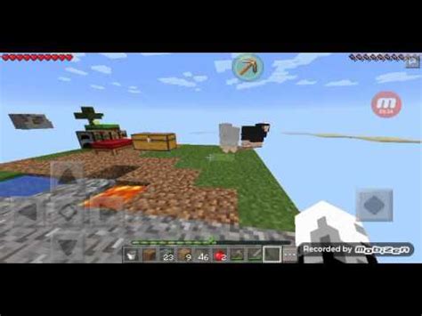 Otomatik taş makinesi minecraft sky block 2 YouTube