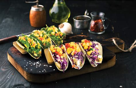 Taco Holder Stand - Set of 2 with Premium Bamboo Wood Handles | Gourmet ...