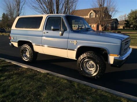 1985 Chevrolet K5 Blazer Silverado 4x4 In Amazing Shape No Rust Must