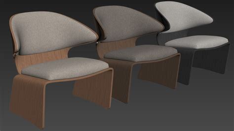 Bikini Lounge Chair By Hans Olsen D Model For Vray