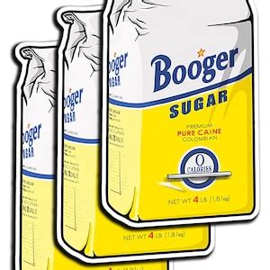 Booger Sugar Sticker/decal - Etsy