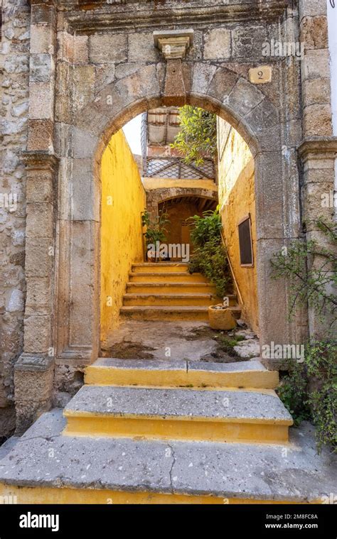 Stra En Und Wohnh User In Der Historischen Altstadt Von Rhodos