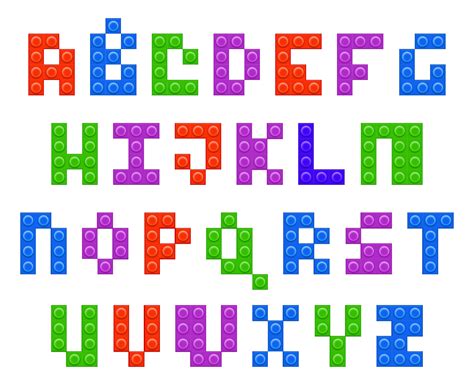 Lego Letters Font Printable Printable Word Searches