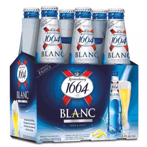 Kronenbourg 1664 Blanc Beer In Blue 25cl 33cl Bottles 50cl JG