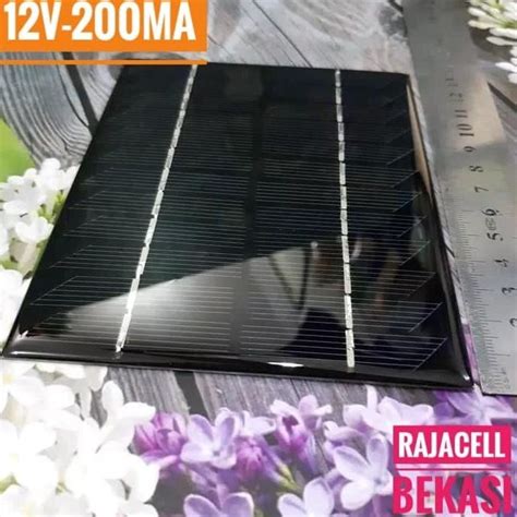 Jual Panel Surya Mini Solar Cell V Ma X Mm Monocrystalline