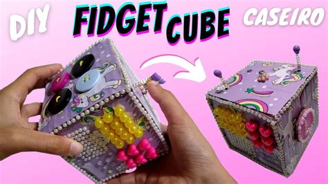 Diy Fidget Cube Como Fazer Fidget Toy Cube Caseiro Youtube