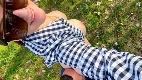 He Eats My Ass In Public My Boyfriend Eats Pussy In The Outdoor Pornhub