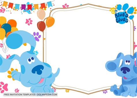 Blues Clues Birthday Invitation Templates Dolanpedia