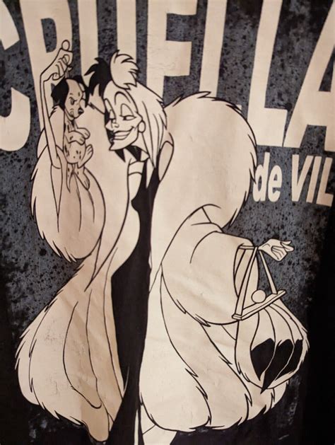 Cruella De Vil 101 Dalmatians T Shirt Sz M Disney Vil Gem