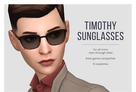 Sims Maxis Match Cc Glasses All Free Fandomspot Parkerspot