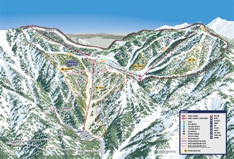 Mount Baldy Piste And Ski Trail Maps