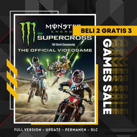 Jual Monster Energy Supercross The Official Videogame Game Pc Game