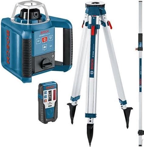 Bosch GRL 400 H rotatie laser + LR 1 ontvanger in koffer + GR 240 ...