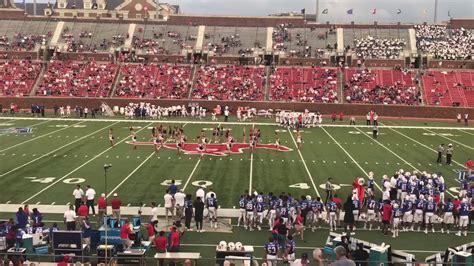 Smu Pom Squad And Smu Cheer At Houston Baptist Game God Blessed