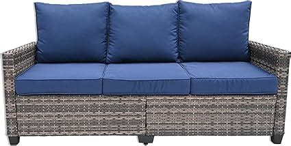 Tarkari All Weather Rattan Sofa Outdoor Seater Rattan Couch High Back