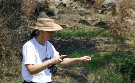 Lady Fly Fishing Stock Photo Download Image Now Fishing Flying