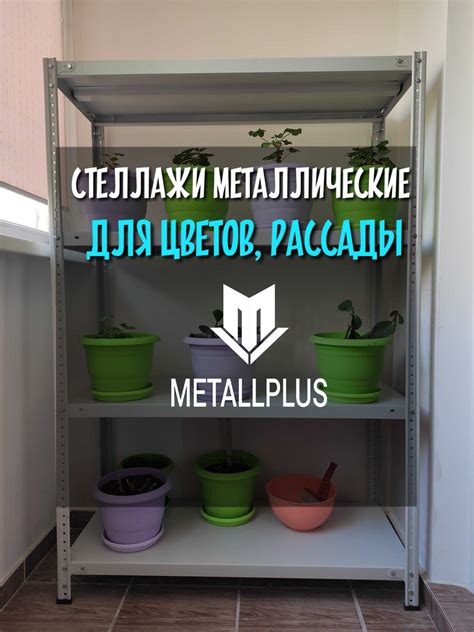 Металлические стеллажи (полки) для цветов, рассады. Атырау: 25 000 тг ...