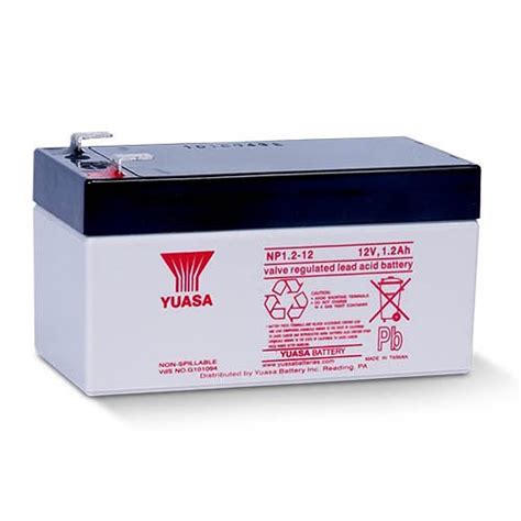 Yuasa Np V Ah Rechargeable Sla Battery Terminals