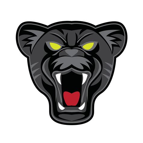 Angry Panther Head Illustration 14563957 Vector Art At Vecteezy