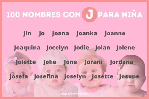 100 Nombres Con J Para Niña Origen Y Significado Poder Mamá