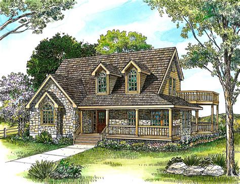 Country Stone Cottage Home Plan - 46036HC | Architectural Designs ...