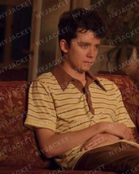 Get Sex Education S Asa Butterfield Striped Shirt At Off