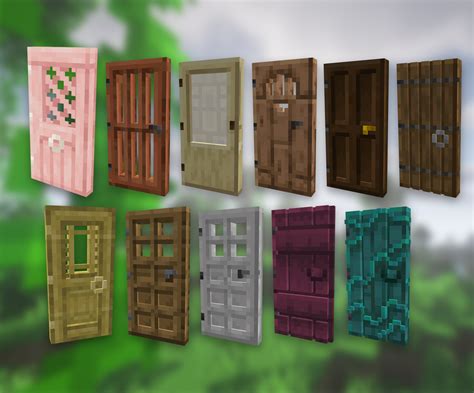 Remodeled Doors 3d Minecraft Resource Pack