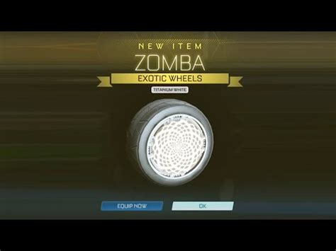 Titanium White Zomba Wheels In Item Shop Rocket League Youtube