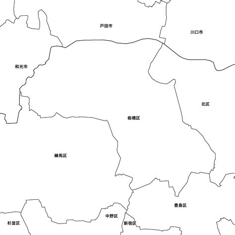 東京都板橋区の地図 Map It マップ・イット