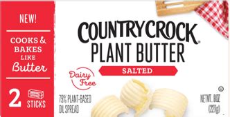 COUNTRY CROCK PLANT BUTTER STICKS UNSALTED 4CT| Country Crock