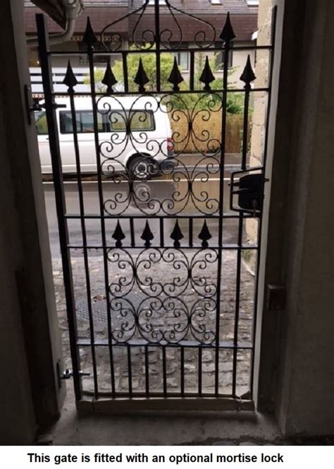 Royale Monarch Wrought Iron Style Metal Side Gate To Buy Online