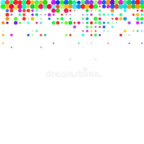 The Colourful Confetti on a White Background. Stock Vector - Illustration of modern, raster ...