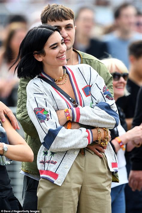 Dua Lipa Showcases Her Washboard Abs In A Tiny Red Crop Top For Night