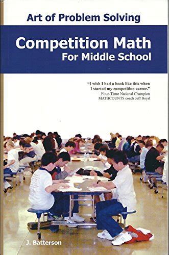 Art Of Problem Solving Competition Math For Middle School By Batterson