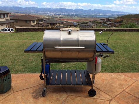 Stainless Steel Drum Smoker / Stainless Steel Barrel Grill