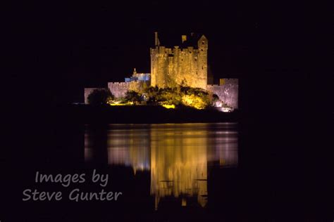 Eilean Donan Castle at Night - Images by Steve Gunter