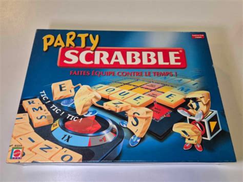 Jeu De Soci T Mattel Party Scrabble Complet Occasion Ebay